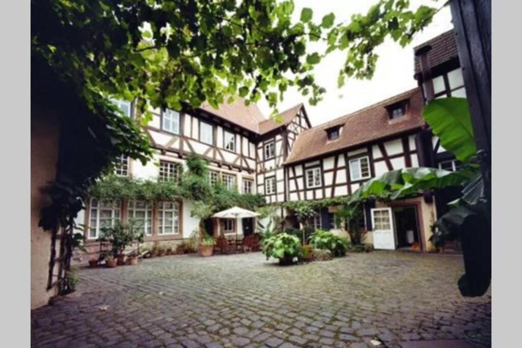 Historischer Adelshof Am Marktplatz, Atelier 70 M² Weinheim Eksteriør billede